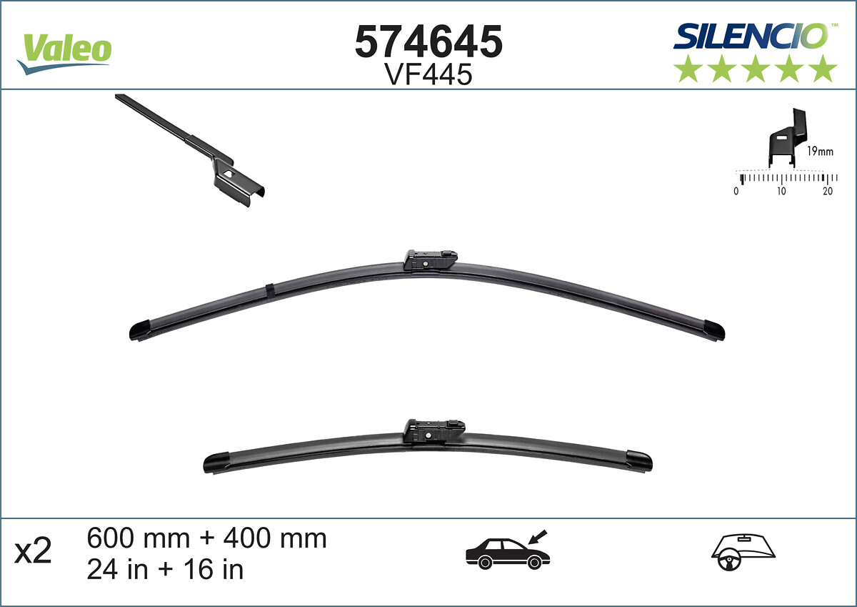 Lamela stergator 574645 VALEO